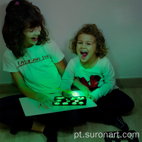 Novo design Prancheta de desenho Glow in the dark